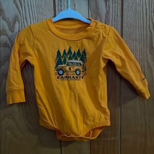 Carhartt Orange Baby Bodysuit